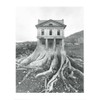 Postcard A6 +++ Black/White by modern times +++ Treehouse - 1982 +++ Photo FOLIO © Uelsmann, Jerry N.