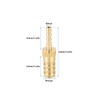 QUARKZMAN Brass Hose Assembly Reducer Straight Barb 10 mm to