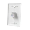 BOPLAT 1 Port Tooless Cat5e Ethernet Punch Down Wall Plate