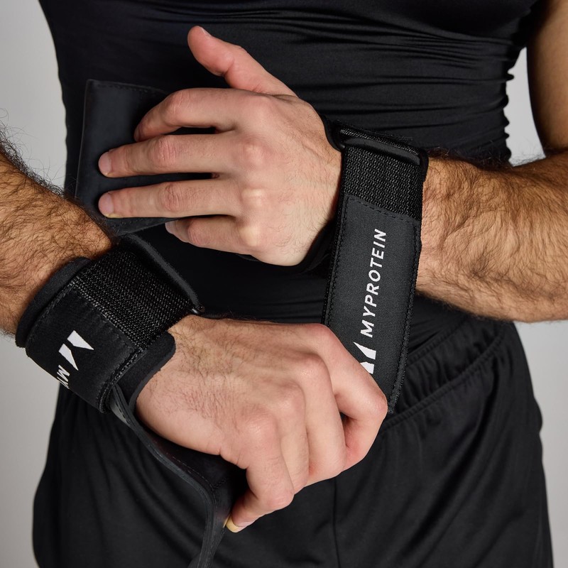Myprotein Heavy-Duty Lifting Grips – Padded Wrist Support for Strength