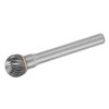 Single Cut Burr Ball Shape Carbide Rotary File Professional for