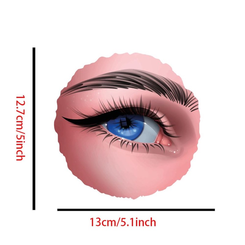 Eye Pattern Car Stickers, Waterproof Vinyl Decals for Bumper and