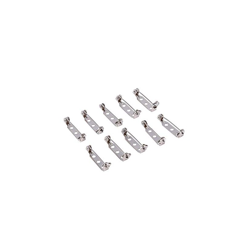 50Pcs Bar Pins Brooch Lock, Pins Safety Pins Back Safety