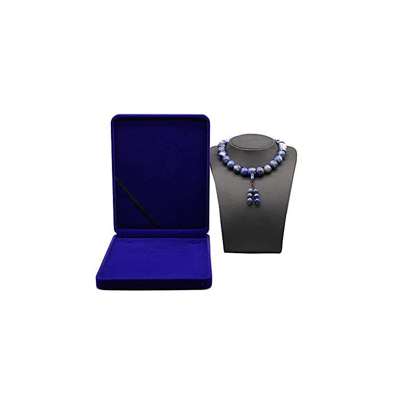JunningGor Jewelry Set Velvet Box Necklace Earring Ring Necklace Bracelet