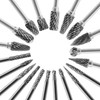 Tungsten Carbide Burr Set 1/8 (3 mm) Shank, Die Grinder