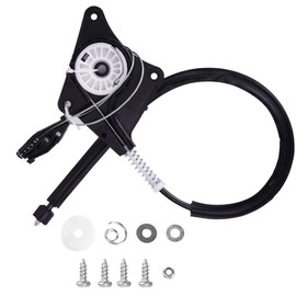 AUTOPA Window Regulator Repair Kit 1Y0898291 for VW New Beetle Cabriolet 1Y7 Aluminium Black Powder Coated