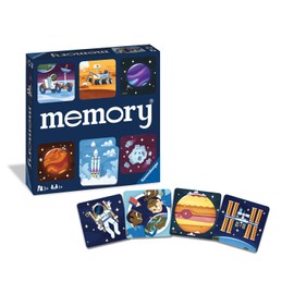 Ravensburger Space Memory Game for Boys & Girls Age 3 & Up! - A Fun and Fast Cosmic Matching Game (20424)