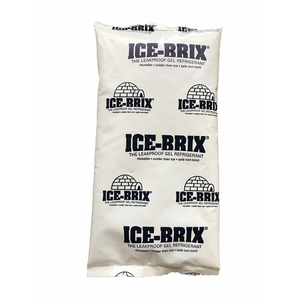 Ice-Brix Reusable Leakproof NonToxic Ice Pack 3oz Gel 5" x 2 3/4" x 3/4" (Qty24)