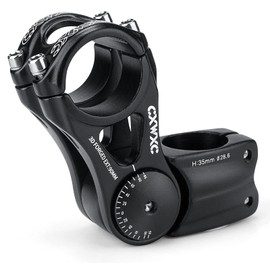 CXWXC Elevador de vástago de bicicleta ajustable de 31,8 mm, 85 grados - 90/110/145 mm para manubrio - Extensor elevador de manillar de bicicleta de montaña de aleación de aluminio para bicicleta MTB Road City Bike (31,8 x 90 mm)