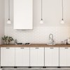 Ravinte 18 Pack 4-1/2 Inch Kitchen Square Cabinet Handles Matte