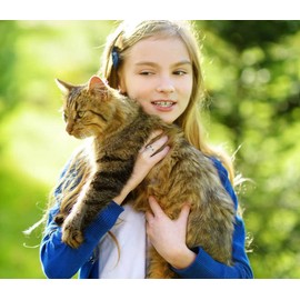 ANIEJUFI Stainless Steel Cute Cat Spinner Ring Animal Kitty Fidget Band Rings for Men Women Anxiety Stress Relief Silver Size 6