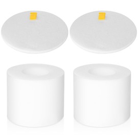 HOUSEMAX 2 Pack Foam & Felt Filters Replacement for Shark Rotator Powered Lift-Away NV650, NV650W, NV652, NV750W, NV751, NV651, NV752 Replace Part XFF650
