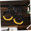 Gatuida 1 Pair Gymnastic Rings with Adjustable Straps Kids Gym