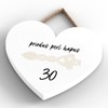 Global Designs 30Th Wedding Anniversary Welsh Love Spoon Wooden Heart