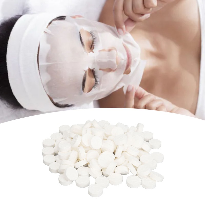 500pcs Compressed Face Masks Mild Absorbent Skincare Disposable DIY Mask