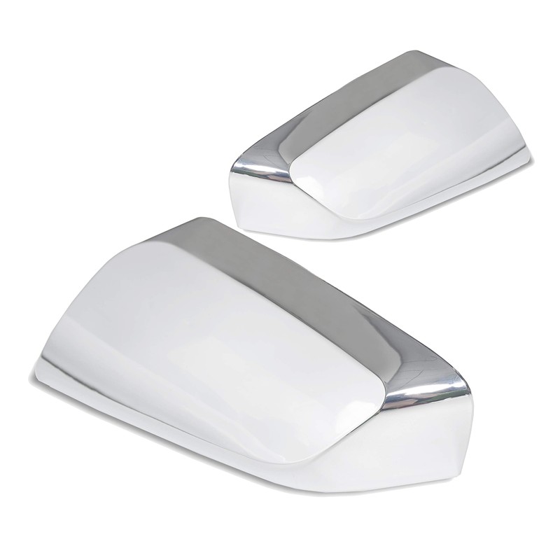ECOTRIC Chrome ClipOn Mirror Covers Overlays Trims Shells Compatible With