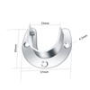 2 Pack Flange Rod Holder, Closet Rod Bracket End Supports