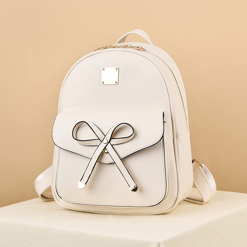 EVEOUT Women's Backpack PU Leather Casual Daypack for Travel School
