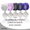 DONNA Super Jumbo Shower Cap – Comfortable Elastic Band, 100%