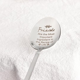 Bestie Coffee Spoon for Best Friend Birthday Gifts for Women Men Friends Graduation Gifts for Him Work Besties Gifts for Her Best Friends Gifts for Boys Long Distance Friendship Gifts for Girls