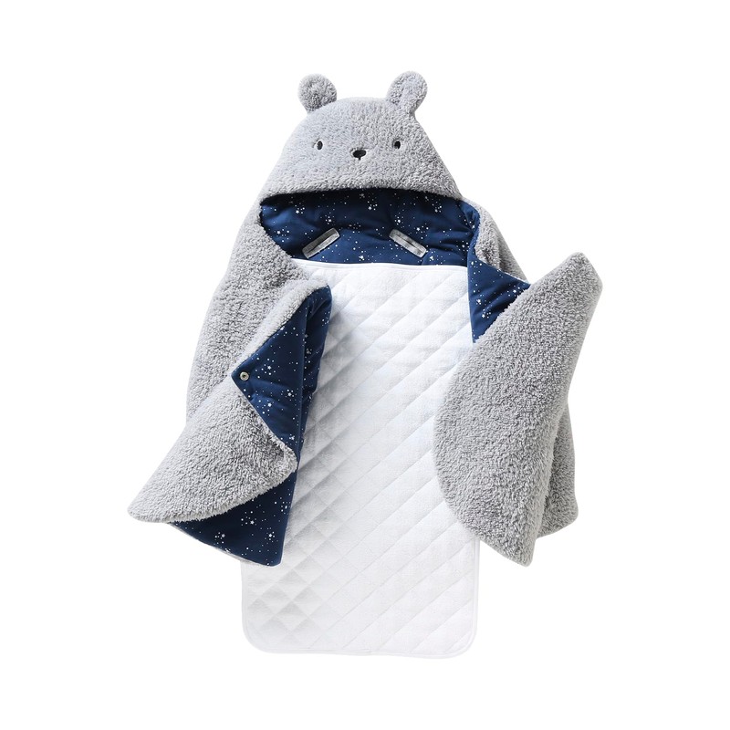 VERTBAUDET 2-in-1 Baby Travel Bag / Changing Mat Teddy Oeko-Tex