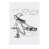 'Witch On A Broomstick' Temporary Tattoo - Water Resistant, Skin-Safe,