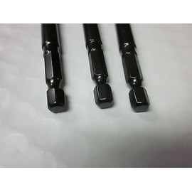 3pc 6" LONG 1/4 3/8 1/2 IMPACT POWER EXTENSION BIT SOCKET SET FITS DEWALT DRILLS