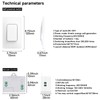 Cerhot Self Powered Wireless Light Switch Kit Remote Light Switches