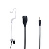 TDYU Covert Acoustic Tube Earpiece with Mic PTT Compatible with