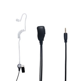 TDYU Covert Acoustic Tube Earpiece with Mic PTT Compatible with Cobra Microtalk Cxt195 PX650 PX655 Cx112 ACXT1035r ACXT145 ACXT545 RX385 RX685 Two Way Radio 2Pack