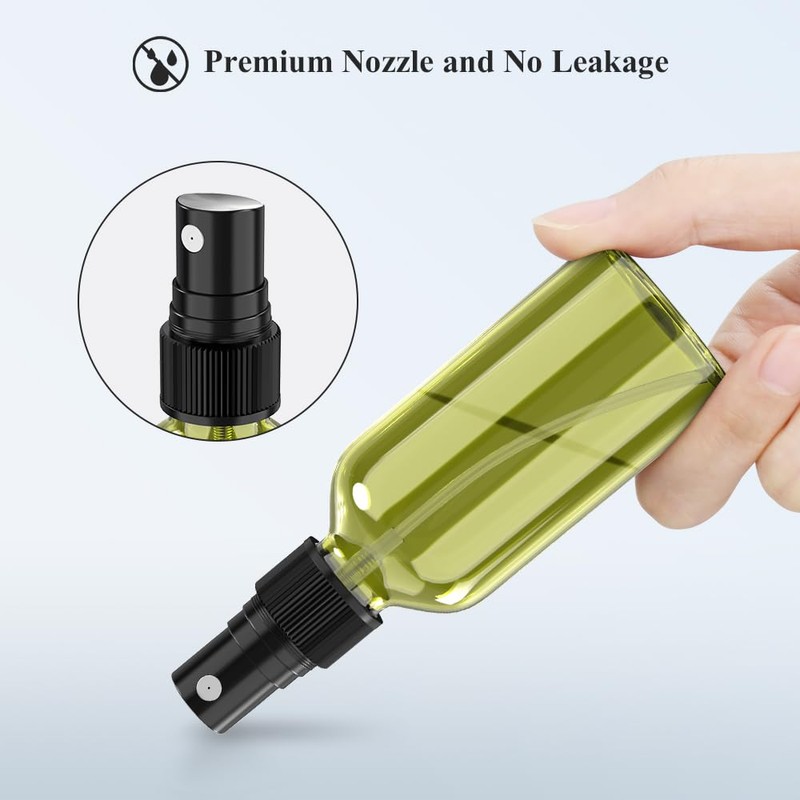 Wedama Spray Bottle, 4 oz Fine Mist Glass Spray Bottles,