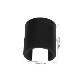 JOINPAYA 10pcs Corner Flag Buckle Flagpole Clips Plastic Garden Flag Clips Football Agility Training Equipment Yard Flag Clips Garden Flag Holder Clips Flag Pole Accessories Abs Black