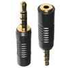 CESS 3.5mm TRRS Male Plug to 2.5mm TRRS Female Adapter,