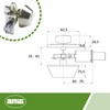 Amig - Rosette Lock with External Key and Internal Locking