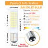 Lamsky Ba15d led Light Bulb 7.5W,B15 Double Contact Bayonet Base,120V