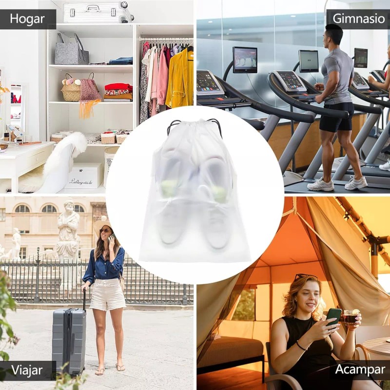 Baixi Bolsas De Viaje Impermeables Para Zapatos, 25 Piezas