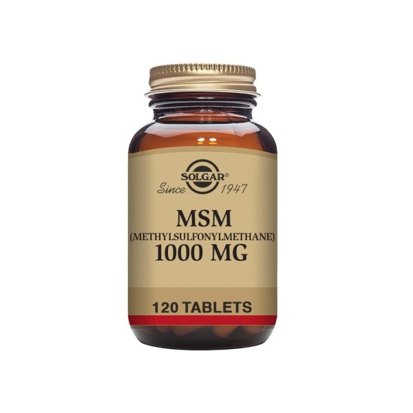 Solgar MSM 1000 mg Joint Support Nutritional Supplement 120 Count