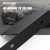 Bevinsee No-Drill Front Bumper License Plate Relocator Bracket Compatible with