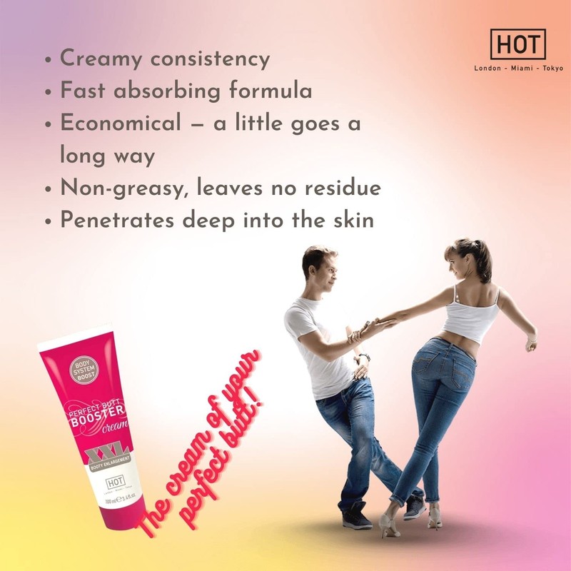 Hot Butt Booster Cream, XX-Large, 100 ml
