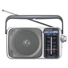 Panasonic RF-2450-S FM/AM/Wide FM Radio, Silver