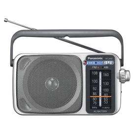 Panasonic RF-2450-S FM/AM/Wide FM Radio, Silver