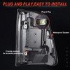 Lathsy LED Tail Light Black Cover w/o Blind Spot Compatible