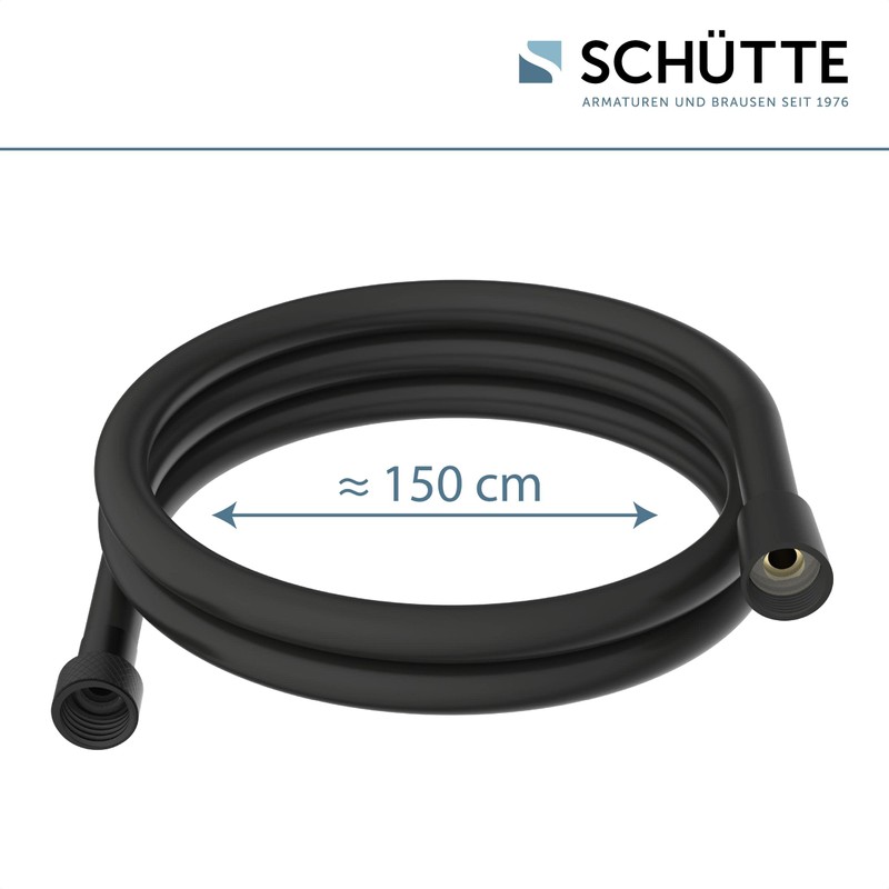 SCHÜTTE Shower Hose 1.5 m | Shower Hose with Twist