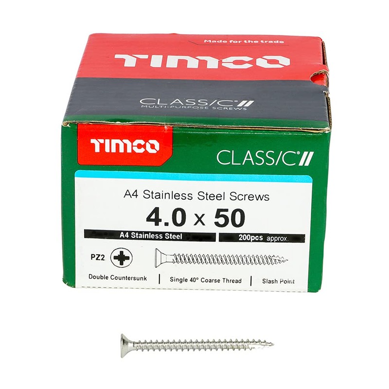 TIMCO Classic Multi-Purpose Screws - PZ - 4.0 x 50