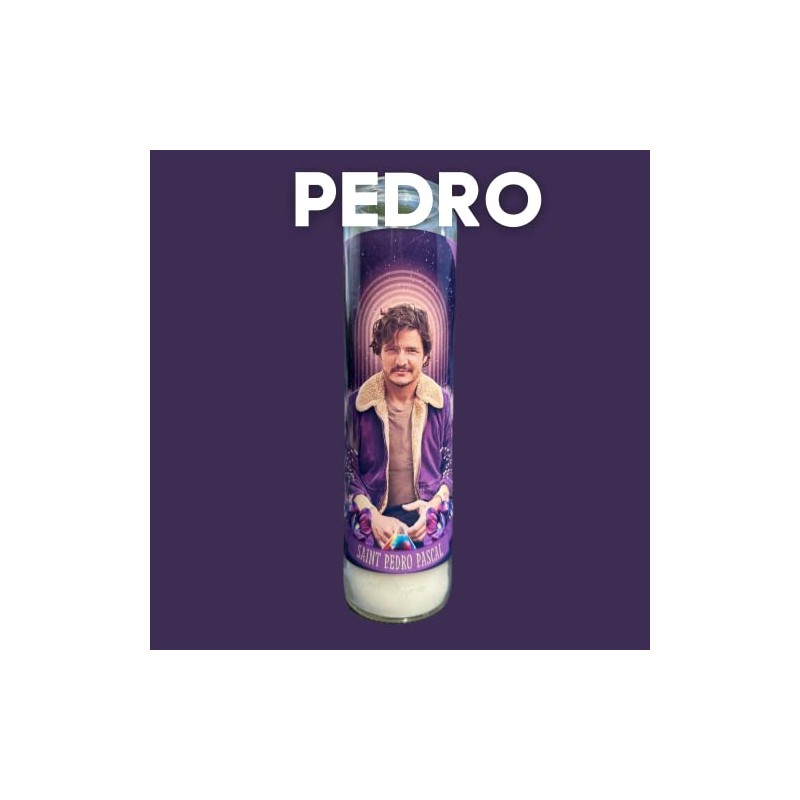 The Luminary Pedro Pascal Prayer Saint Candle