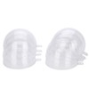 20 Piezas Bola De Plástico Transparente Rellenable Adornos De Decoración