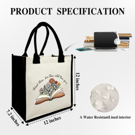 Teacher Shoulder Beach Bag, Teacher Appreciation Gifts, Best Teacher Ever Canvas Tote Bag, Floral Shopping Bag, Teachers Day Christmas Gifts For Women Teacher -12