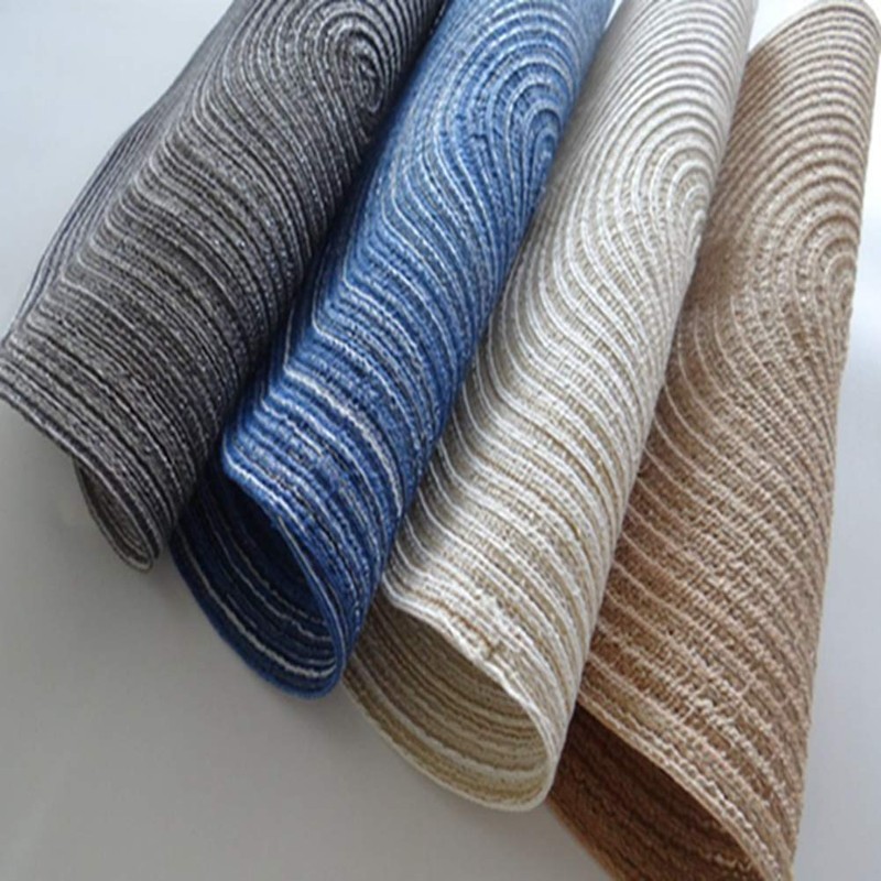 Egurs Set of 6 Round Place Mats 38 cm Braided