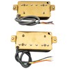 Wilkinson WOHZB Ceramic Overwound Open Style Humbucker Pickups Set for
