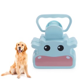 Dog Pooper Scooper, Portable Dog Poop Scooper, Sanitary Dog Waste Pick Up, Heavy Duty Dog Waste Cleaner with Bag Dispenser, Dog Leash Clip and Pooper Scooper Bags Included